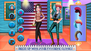 College Girl Squad Fashion Dressup Screenshot 1