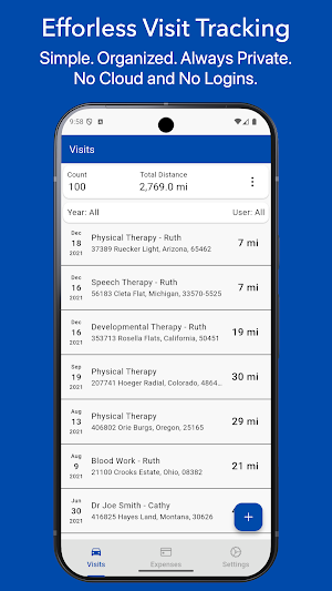 Medical Expenses Log Screenshot 0