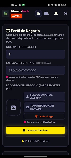 AbarroTech Screenshot 1