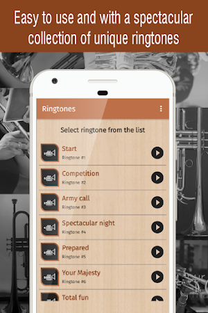 trumpet ringtones for phone Screenshot 1