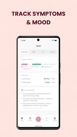 Ovulation Tracker: PCOS Log Screenshot 3