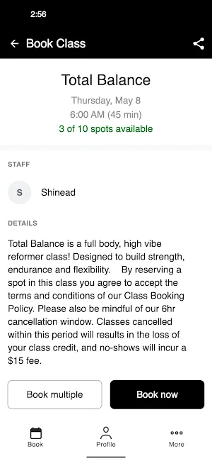 BALANCE X FORM Screenshot 2