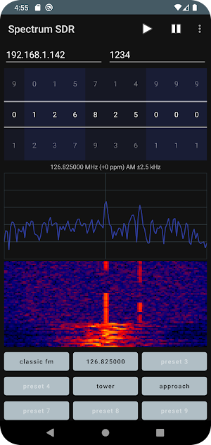 Spectrum SDR (RTL-SDR) Screenshot 2