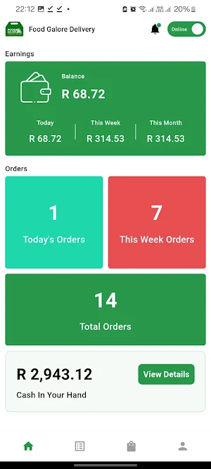 Food Galore Delivery Screenshot 0