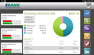 EBANK Tablet Screenshot 1