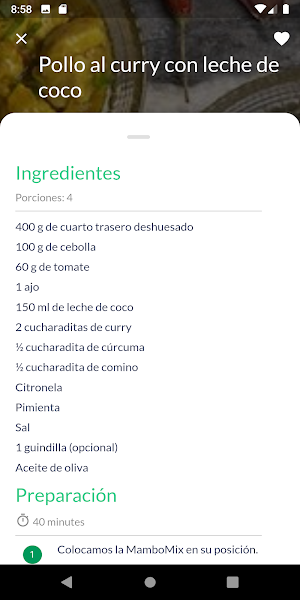 RobotCook Recetas de cocina para Mambo/Thermomix Screenshot 2