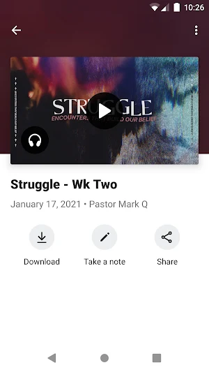 theChapel App Screenshot 2