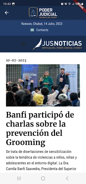 JUSChubut Screenshot 2