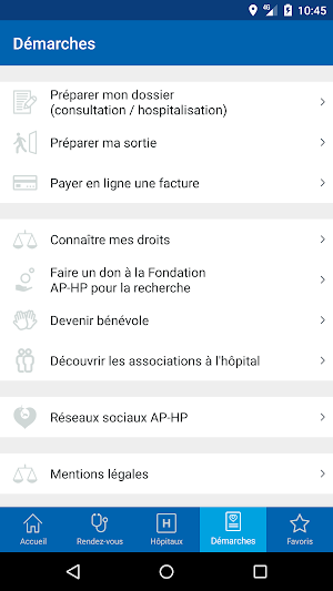 AP-HP Patient Screenshot 3