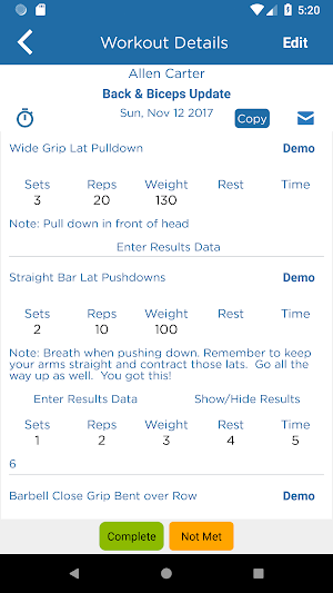 Vosselman Personal Training Screenshot 0