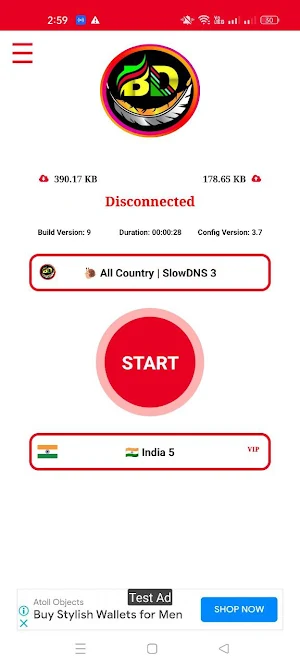 BD NET VPN - DNSEros Plugin Screenshot 0