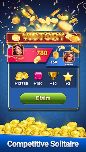 Klondike Solitaire, PvP Games Screenshot 2
