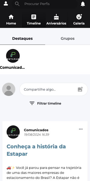 Estapar+vc – Rede Corporativa Screenshot 0