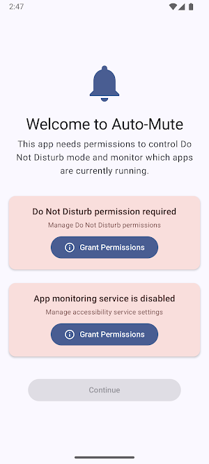 Auto-Mute | For Your Apps Screenshot 2