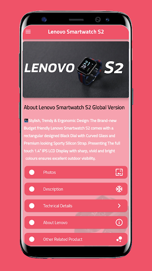 Lenovo Smartwatch S2 Guide Screenshot 1
