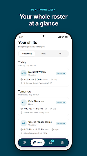ShiftCare Pro: Careworker App Screenshot 2