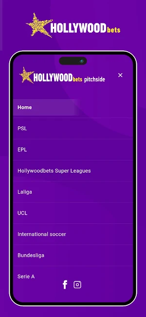 Hollywoodbets Pitchside Screenshot 1