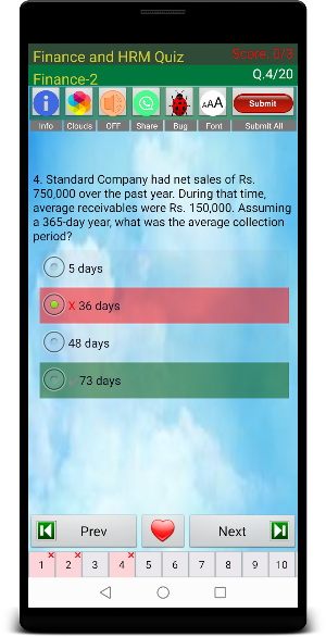 Finance and HRM Quiz Screenshot 3