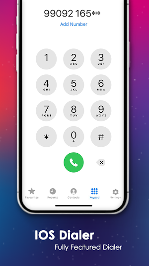 iCall OS17 - iOS Phone Dialer Screenshot 2