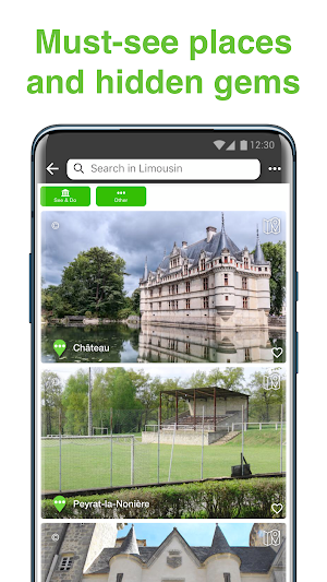 Limousin SmartGuide - Audio Guide & Offline Maps Screenshot 2