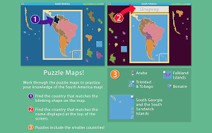 South America - Montessori Geography Screenshot 2