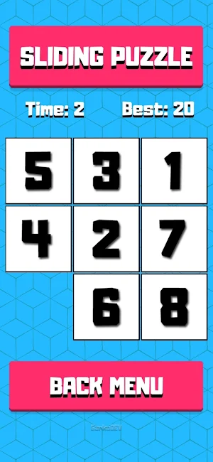Sliding Puzzle - Numbers Screenshot 2
