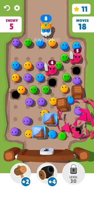 Royal Pop - Save the king! Screenshot 2