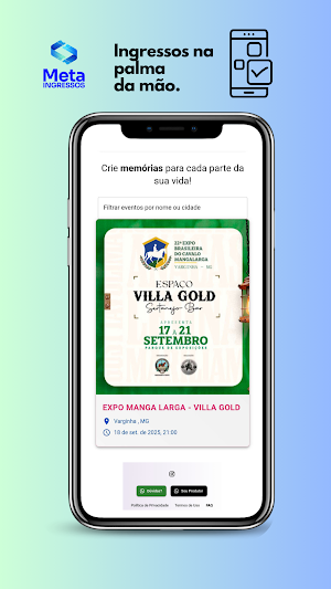 Meta Ingressos Screenshot 0