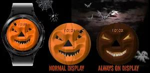 Pumpkin Halloween Watch Face Screenshot 1