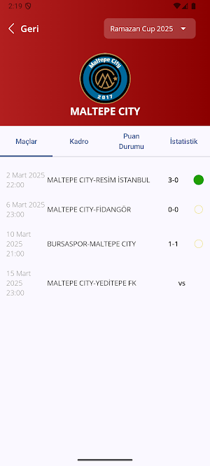 FM Lig Screenshot 3