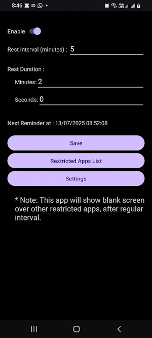 AirBreak - Phone Usage Limiter Screenshot 0