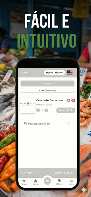 Ceviche Palace App Screenshot 2