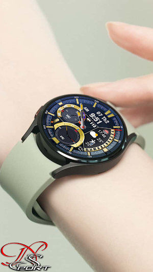 [N-SPORT600] RED YL Watch Face Screenshot 3
