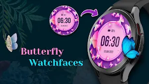 Butterfly Watchface: Wear OS Screenshot 0