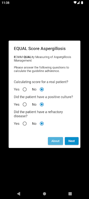 EQUAL Score Aspergillosis Screenshot 0