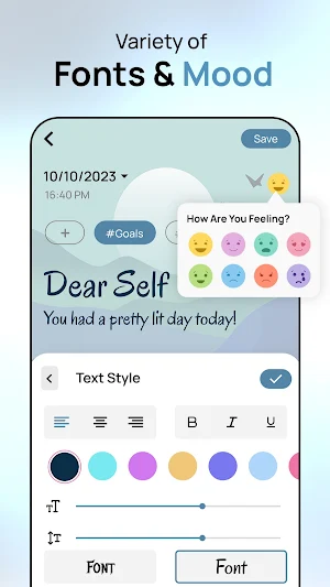 My Dairy - Daily Journal Notes Screenshot 3