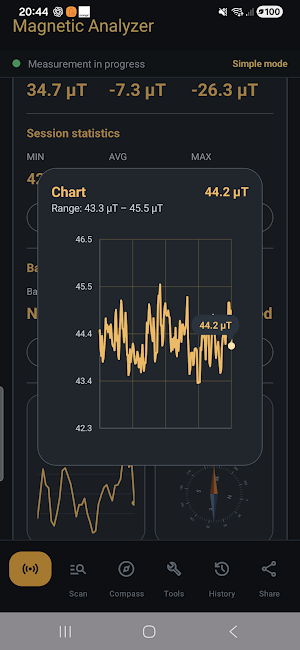 Magnetic Analyzer Screenshot 3