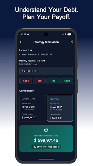 Today's Debt: Payoff Planner Screenshot 3