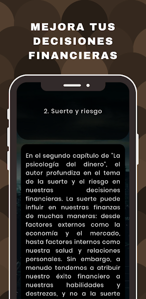 Psicología del dinero finanzas Screenshot 3
