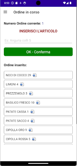CashNet_Ordini Screenshot 2