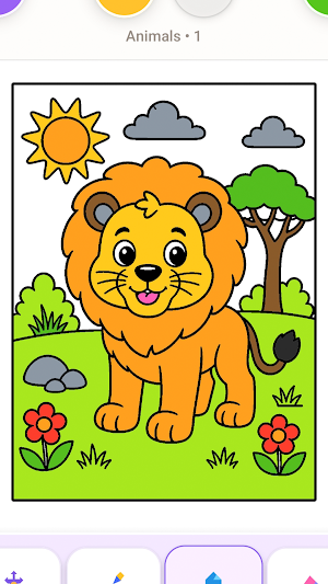 Coloring book - Kid games Screenshot 1