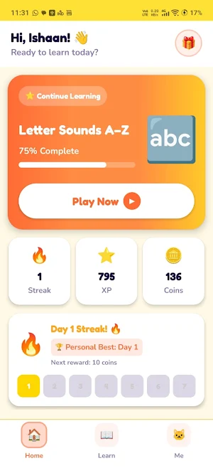 PhonIQ: Learn Phonics for Kids Screenshot 0