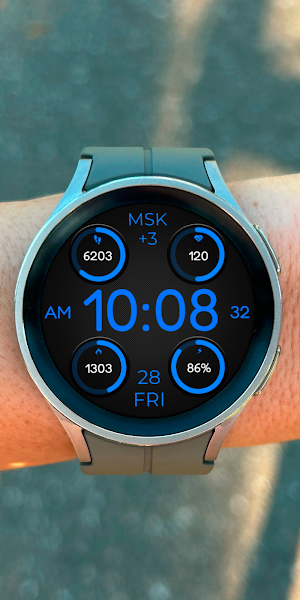 Digital ASIA Sport Watch face Screenshot 3