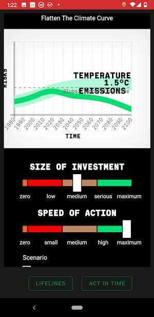 Climate Clock Screenshot 1