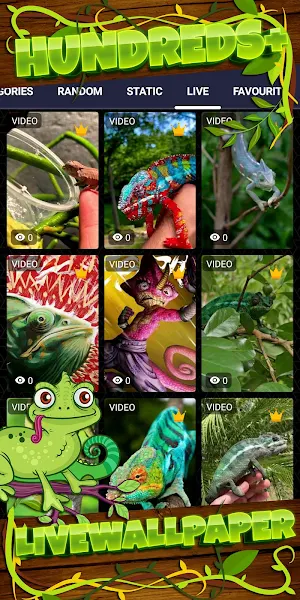 chameleon wallpaper Screenshot 2