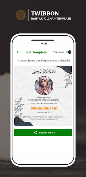 Twibbon Ucapan Duka Cita Screenshot 2