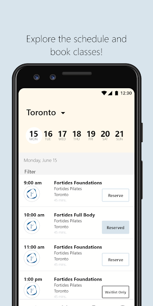 Fortides Pilates Screenshot 2