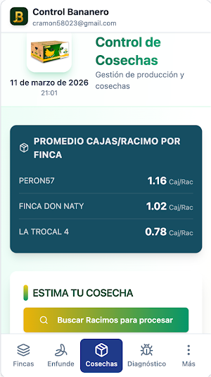 Control bananero Screenshot 2