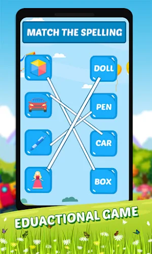 Spelling Matching Kids Game Screenshot 3