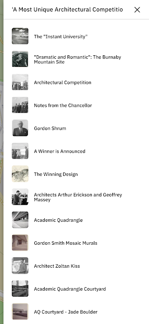 SFU Archives Walking Tours Screenshot 3